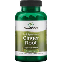 Produktbild von Swanson Ingwerwurzel Kapseln 540 mg 100 Stück