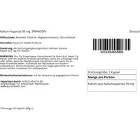 Produktbild von Swanson Kalium-Aspartat 99 mg Kapseln für Senioren 90 Stück