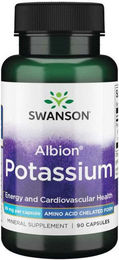 Swanson Kalium-Glycinat Albion Chelat 99 mg 90 Kapseln für Senioren – Bild 1 von 2