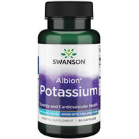 Produktbild von Swanson Kalium-Glycinat Albion Chelat 99 mg 90 Kapseln für Senioren