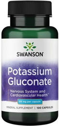 Swanson Kaliumgluconat 99 mg Kapseln 100 Stück – Bild 1 von 2