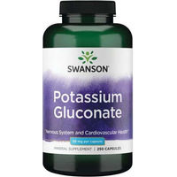 Produktbild von Swanson Kaliumgluconat 99 mg Kapseln 250 Stück