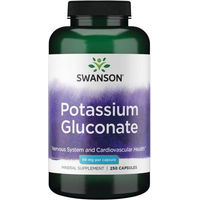 Produktbild von SWANSON Kaliumgluconat 99 mg Kapseln für Sportler 250 Stück