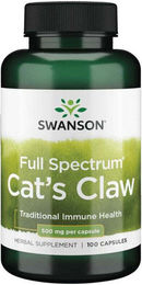 Swanson Katzenkralle 500 mg Kapseln pflanzlicher Ursprung 100 Stück – Bild 1 von 2