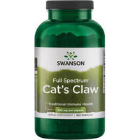 Produktbild von Swanson Katzenkralle 500 mg Kapseln pflanzlicher Ursprung 250 Stück