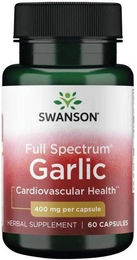Swanson Knoblauch Full Spectrum 400 mg Kapseln 60 Stück – Bild 1 von 2