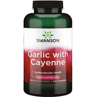 Produktbild von Swanson Knoblauch mit Cayenne und Kräuter-Komplex Kapseln 200 Stück
