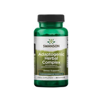Produktbild von Swanson Kräuter-Komplex Adaptogener Kräuterkomplex 60 Kapseln