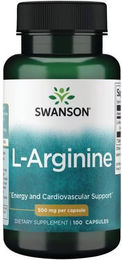 Swanson L-Arginin 500 mg Kapseln 100 Stück – Bild 1 von 2