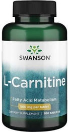 Swanson L-Carnitin 500 mg Tabletten vegetarisch 100 Stück – Bild 1 von 1