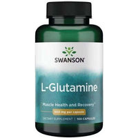 Produktbild von Swanson L-Glutamin 500 mg Kapseln 100 Stück