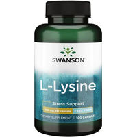 Produktbild von Swanson L-Lysin 500 mg Kapseln 100 Stück