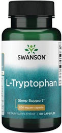 Swanson L-Tryptophan 500 mg Kapseln 60 Stück – Bild 1 von 1