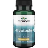Produktbild von Swanson L-Tryptophan 500 mg vegetarische Kapseln 60 Stück