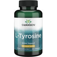 Produktbild von Swanson L-Tyrosin 500 mg Kapseln 100 Stück