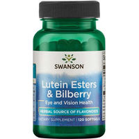 Produktbild von Swanson Lutein Ester 6 mg und Heidelbeere 20 mg Weichkapseln 120 Stück