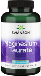 Swanson Magnesium Taurat glutenfreie Tabletten 120 Stück – Bild 1 von 1