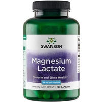 Produktbild von Swanson Magnesiumlactat 84 mg Kapseln 120 Stück