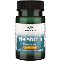 Produktbild von Swanson Melatonin 3 mg Kapseln 60 Stück