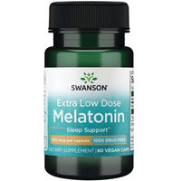 Produktbild von Swanson Melatonin 500 mcg vegetarische Kapseln 60 Stück