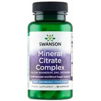 Produktbild von Swanson Mineral Citrat Komplex Mineralstoff-Komplex Kapseln 60 Stück