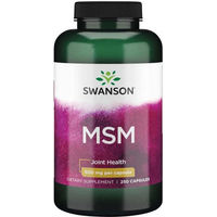 Produktbild von Swanson MSM 500 mg Tabletten 250 Stück