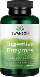 Swanson Multi-Enzym-Komplex Verdauungsenzyme Tabletten 180 Stück – Bild 1 von 2