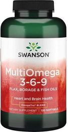 Swanson Multi Omega 3-6-9 Kapseln 120 Stück – Bild 1 von 1