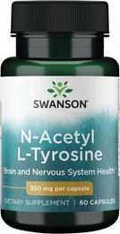 Swanson N-Acetyl L-Tyrosin 350 mg 60 Kapseln – Bild 1 von 2