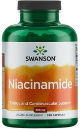 Swanson Niacin Niacinamid 500 mg Kapseln 250 Stück – Bild 1 von 1