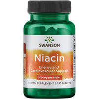 Produktbild von Swanson Niacin Vitamin B-3 100 mg Tabletten 250 Stück