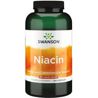 Produktbild von Swanson Niacin Vitamin B-3 500 mg 250 Kapseln