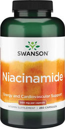 Swanson Niacin Vitamin B-3 Niacinamid 500 mg 250 Kapseln – Bild 1 von 1