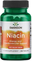 Swanson Niacin Vitamin B3 100 mg Kapseln 250 Stück – Bild 1 von 2