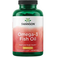Produktbild von SWANSON Omega-3 Fischöl Zitronengeschmack Kapseln 150 Stück