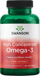 Swanson Omega-3 Hochkonzentriert 120 Kapseln – Bild 1 von 2