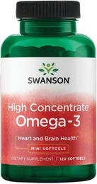 Swanson Omega-3 hochkonzentriert 120 Kapseln – Bild 1 von 2
