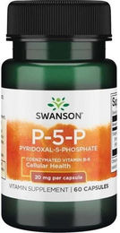 Swanson P-5-P Vitamin B6 20 mg Kapseln 60 Stück – Bild 1 von 1