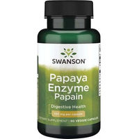Produktbild von Swanson Papain Enzym 100 mg Vegetarische Kapseln