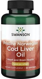 SWANSON Pristine Norwegisches Lebertran Kapseln – Bild 1 von 1