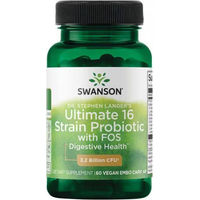 Produktbild von Swanson Probiotikum mit 16 Stämmen und FOS 60 vegane Kapseln
