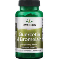 Produktbild von Swanson Quercetin & Bromelain Kapseln 100 Stück