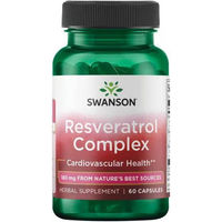 Produktbild von Swanson Resveratrol-Komplex Kapseln 60 Stück