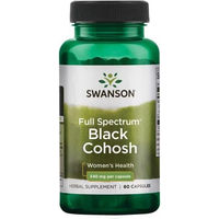 Produktbild von Swanson Schwarzer Cohosh 540 mg Kapseln pflanzlicher Ursprung 60 Stück