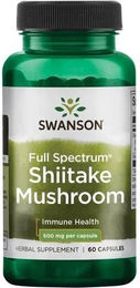 Swanson Shiitake-Pilz 500 mg Kapseln – Bild 1 von 1