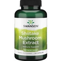 Produktbild von Swanson Shiitake-Pilz-Extrakt 500 mg Kapseln 120 Stück
