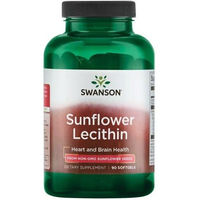 Produktbild von Swanson Sonnenblumenlecithin Kapseln 90 Stück