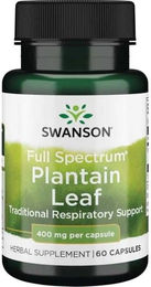 SWANSON Spitzwegerichblätter 400 mg Kapseln 60 Stück – Bild 1 von 1