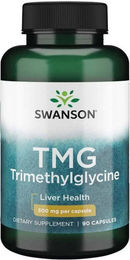Swanson Trimethylglycin TMG 500 mg 90 Kapseln – Bild 1 von 2
