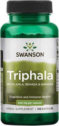 Swanson Triphala mit Amla, Behada und Harada 500 mg Kapseln 100 Stück – Bild 1 von 1